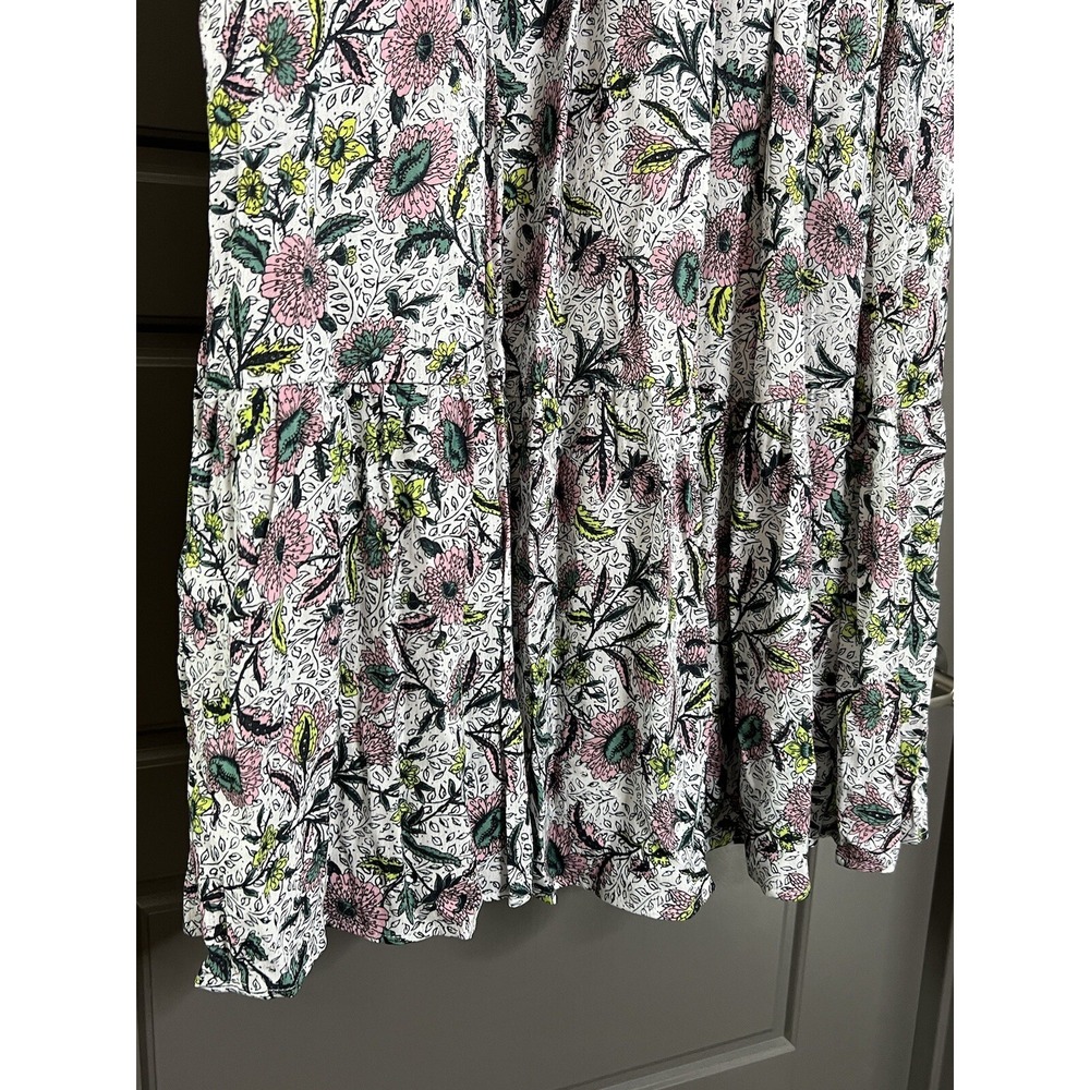 Torrid Dress Women Plus Size 2 Midi Wash Gauze Tiered Floral Multicolor 40261097 - Picture 4 of 16